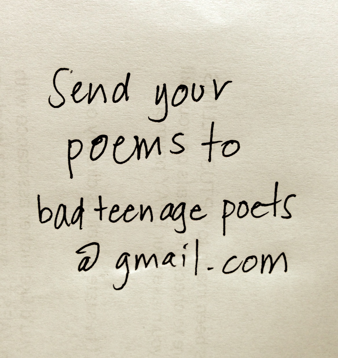 Bad Teen Poetry 54